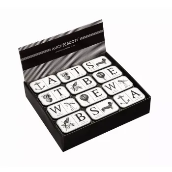 Lata 6 Bombons - Letters