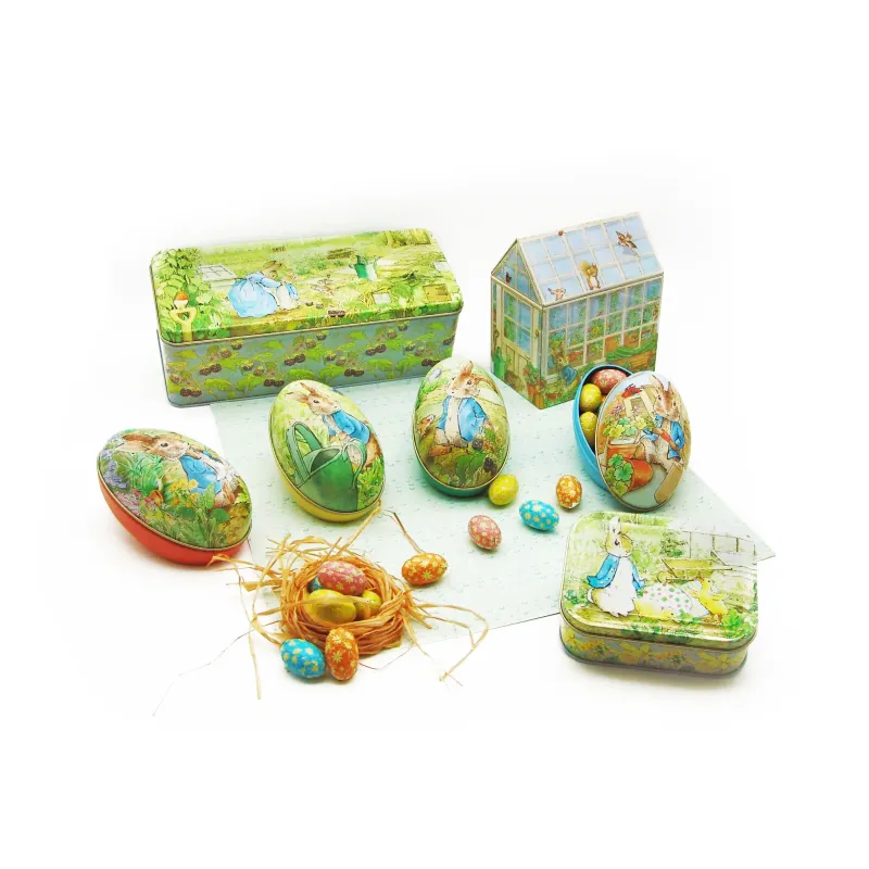 Lata Retangular Comprida - Peter Rabbit