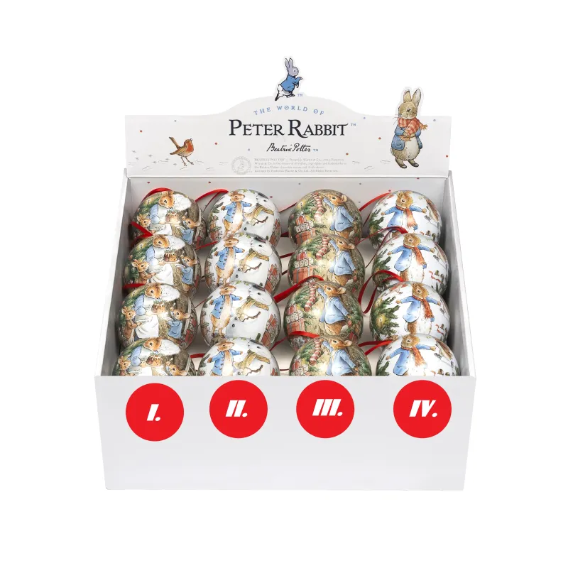 Lata 5 Bombons - Xmas Peter Rabbit