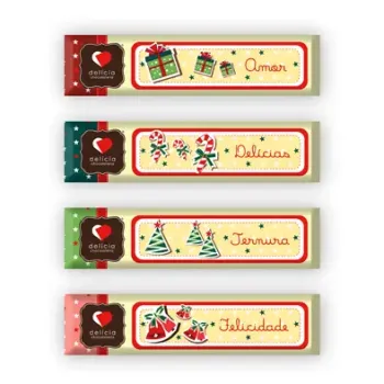 Barrita de Chocolate de Leite - Natal